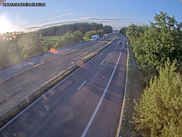 Caméra autoroute France - A31, Fey direction Metz