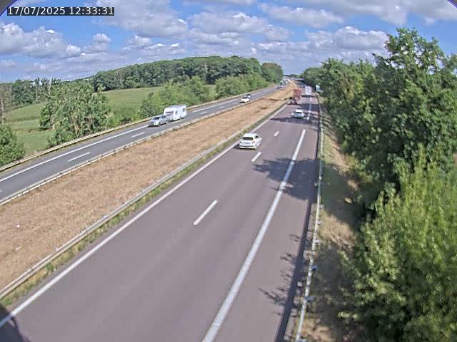 Caméra autoroute France - A31, Fey direction Metz