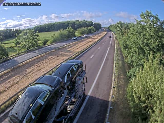 Caméra autoroute France - A31, Fey direction Metz