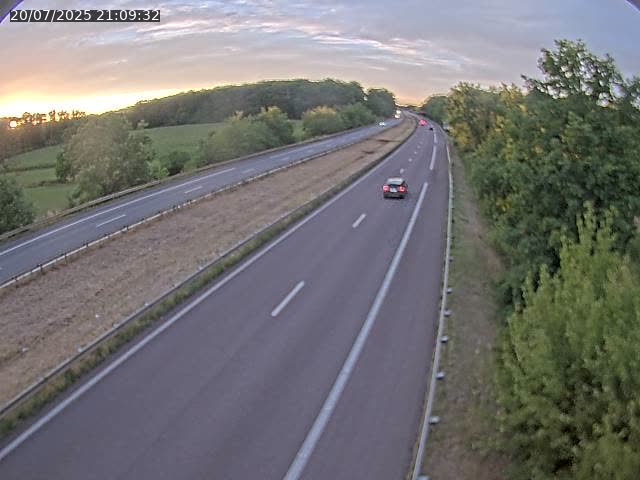 Caméra autoroute France - A31, Fey direction Metz