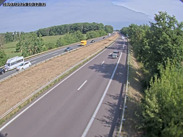 Caméra autoroute France - A31, Fey direction Metz