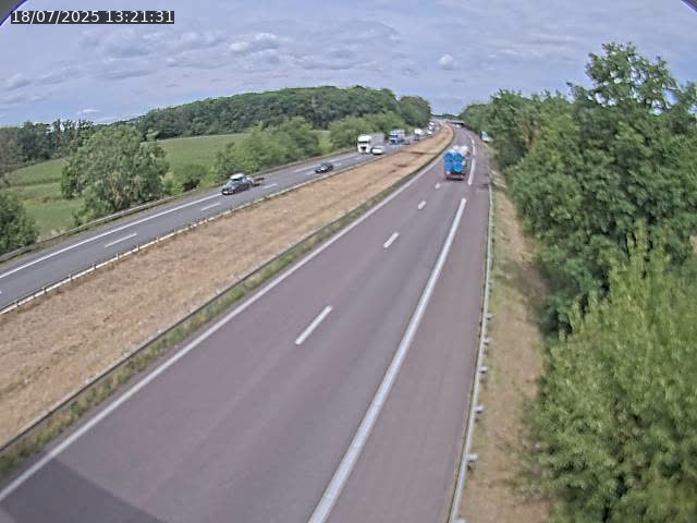 Caméra autoroute France - A31, Fey direction Metz