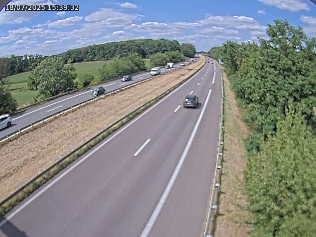 Caméra autoroute France - A31, Fey direction Metz