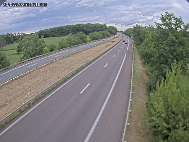 Caméra autoroute France - A31, Fey direction Metz