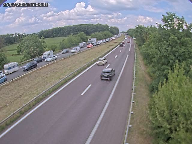Caméra autoroute France - A31, Fey direction Metz