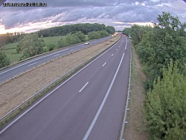 Caméra autoroute France - A31, Fey direction Metz