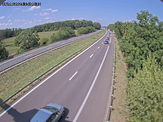 Caméra autoroute France - A31, Fey direction Metz