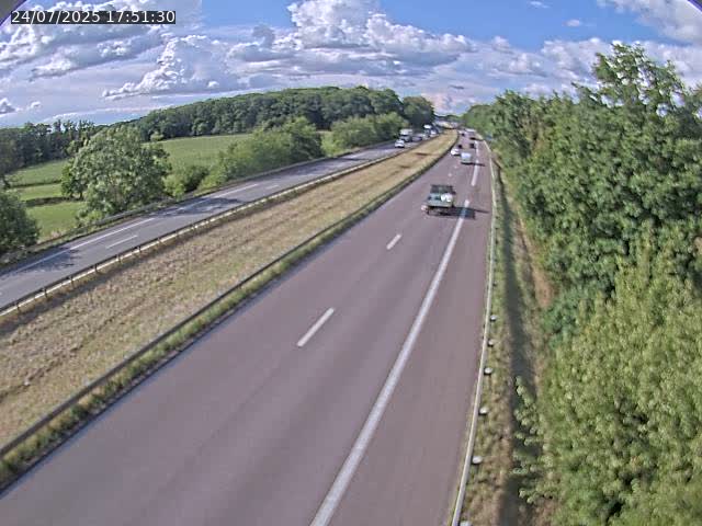 Caméra autoroute France - A31, Fey direction Metz
