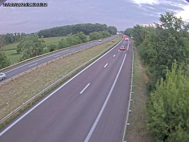 Caméra autoroute France - A31, Fey direction Metz