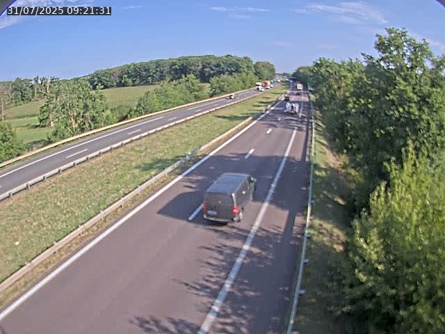 Caméra autoroute France - A31, Fey direction Metz