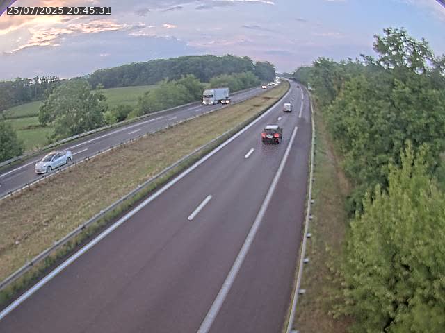 Caméra autoroute France - A31, Fey direction Metz