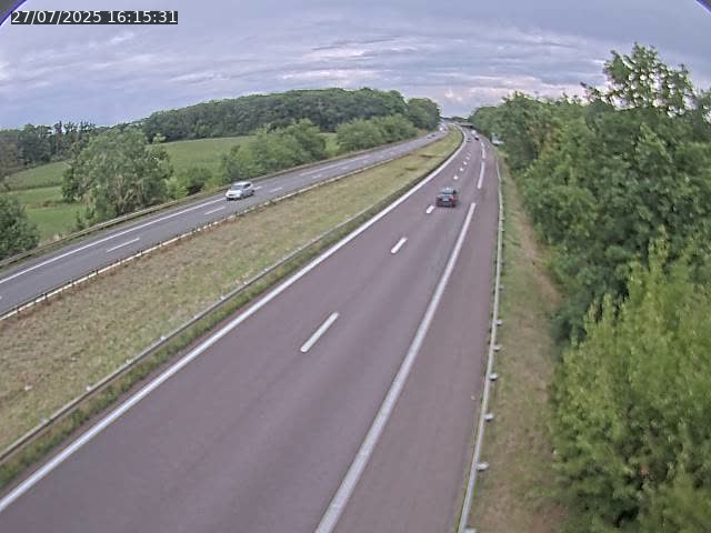 Caméra autoroute France - A31, Fey direction Metz