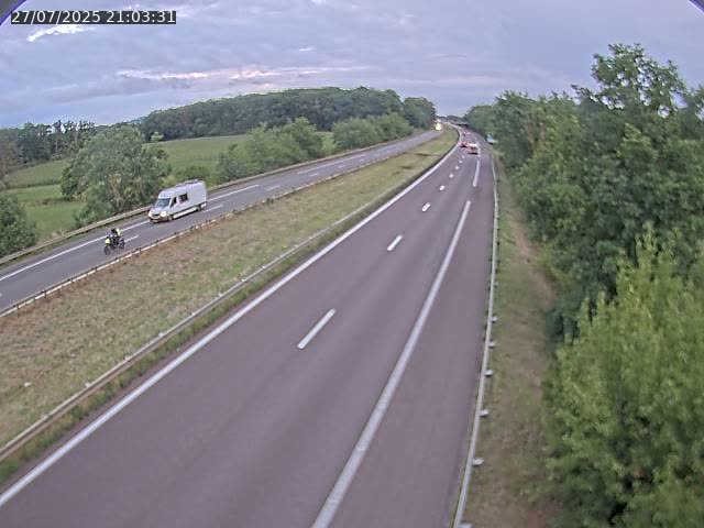 Caméra autoroute France - A31, Fey direction Metz