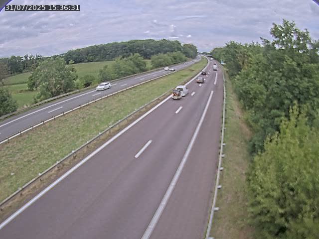 Caméra autoroute France - A31, Fey direction Metz