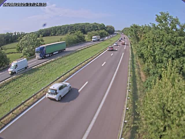 Caméra autoroute France - A31, Fey direction Metz