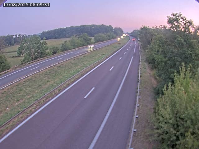 Caméra autoroute France - A31, Fey direction Metz