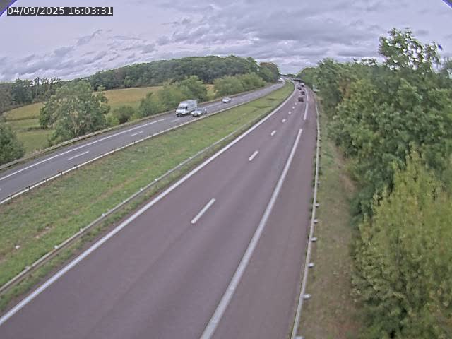 Caméra autoroute France - A31, Fey direction Metz