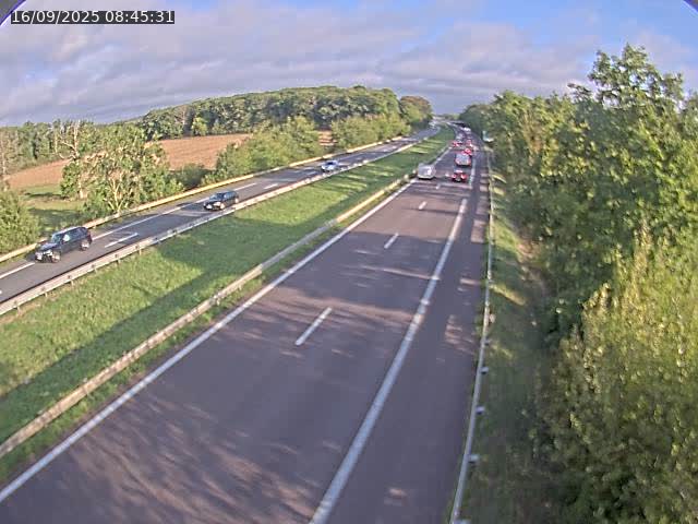 Caméra autoroute France - A31, Fey direction Metz
