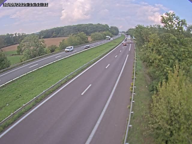 Caméra autoroute France - A31, Fey direction Metz