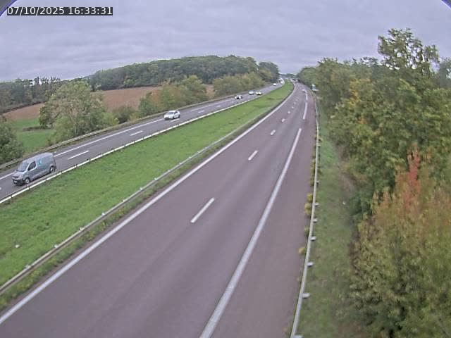 Caméra autoroute France - A31, Fey direction Metz