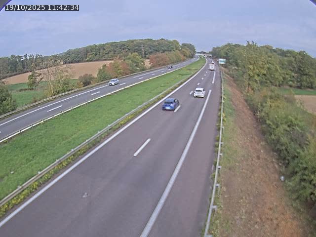 Caméra autoroute France - A31, Fey direction Metz
