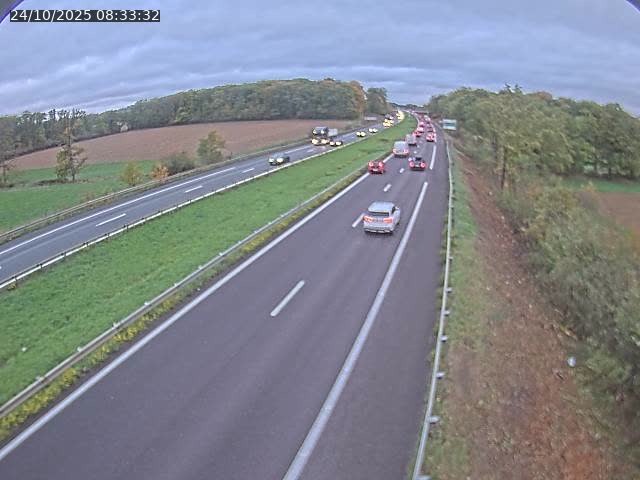 Caméra autoroute France - A31, Fey direction Metz