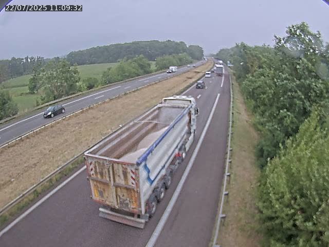 Caméra autoroute France - A31, Fey direction Metz