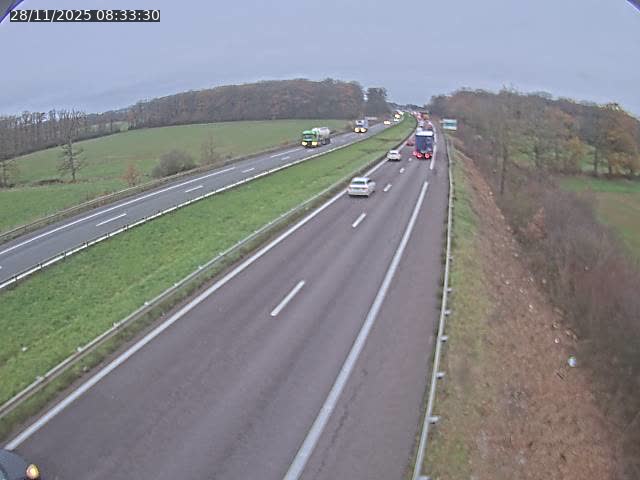 Caméra autoroute France - A31, Fey direction Metz