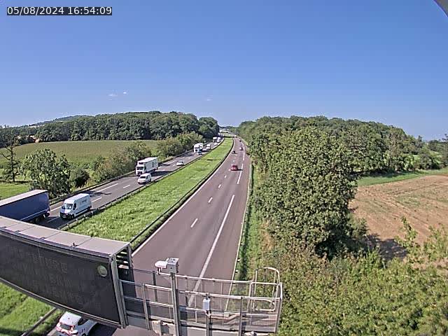 Caméra autoroute France - A31, Fey direction Metz