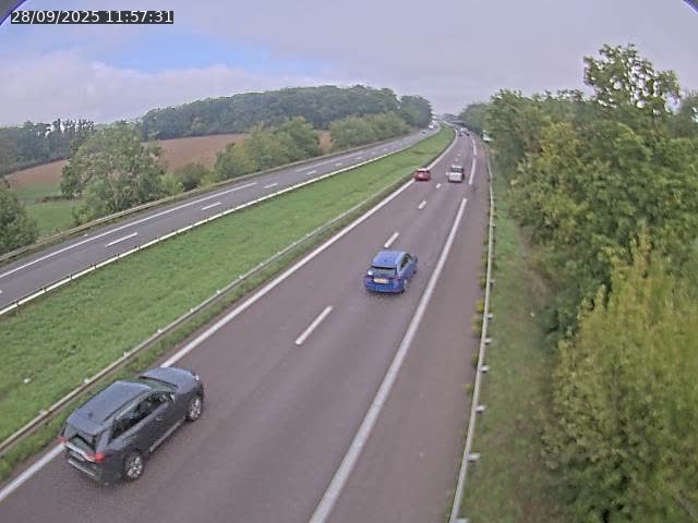 Caméra autoroute France - A31, Fey direction Metz