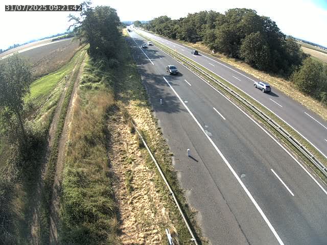 Caméra autoroute France - A30, Havange direction Metz