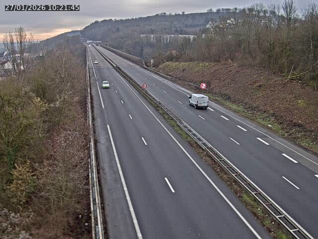 Caméra autoroute France - A30, Hayange direction Metz