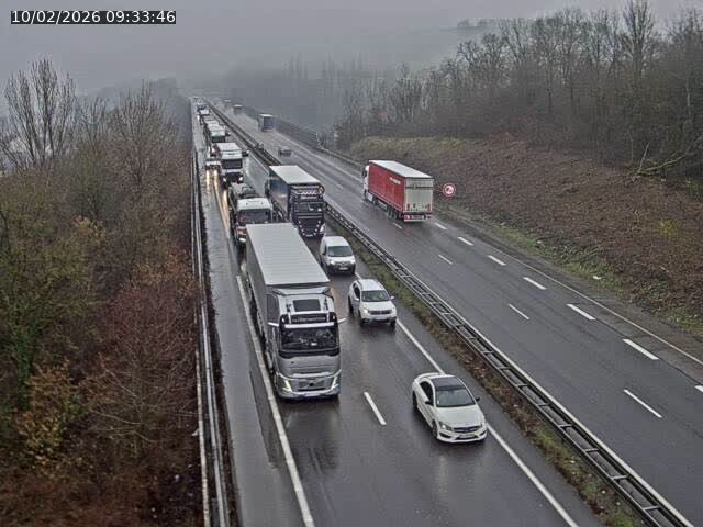 <h2>Caméra autoroute France - A30, Hayange direction Metz</h2>