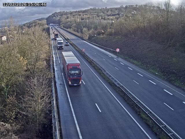 <h2>Caméra autoroute France - A30, Hayange direction Metz</h2>