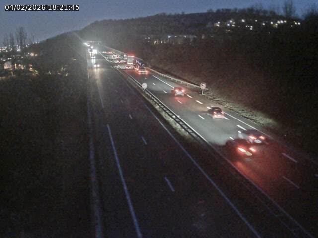 <h2>Caméra autoroute France - A30, Hayange direction Metz</h2>