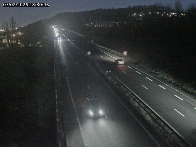 <h2>Caméra autoroute France - A30, Hayange direction Metz</h2>