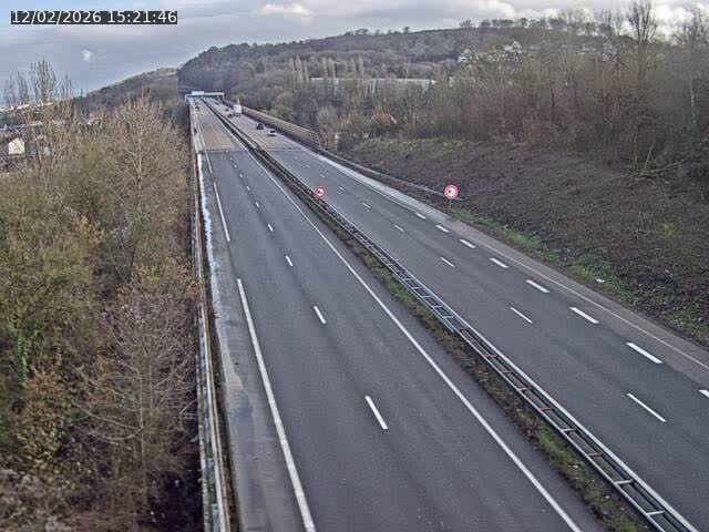 <h2>Caméra autoroute France - A30, Hayange direction Metz</h2>