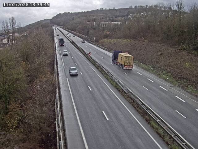 <h2>Caméra autoroute France - A30, Hayange direction Metz</h2>