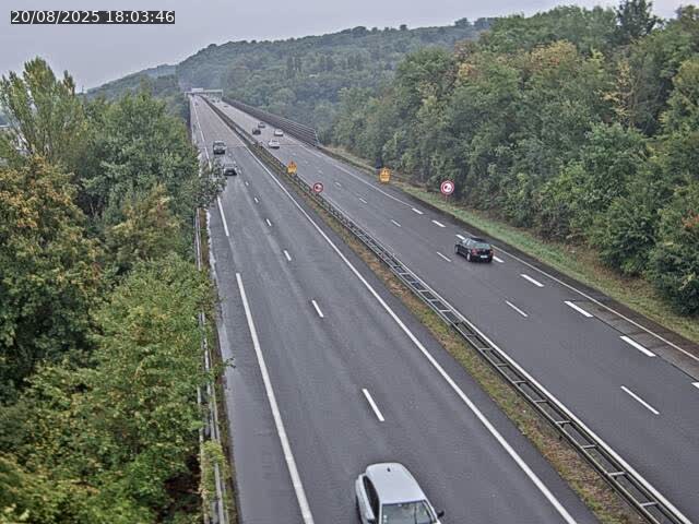<h2>Caméra autoroute France - A30, Hayange direction Metz</h2>