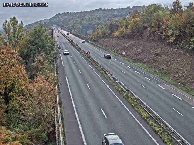 <h2>Caméra autoroute France - A30, Hayange direction Metz</h2>