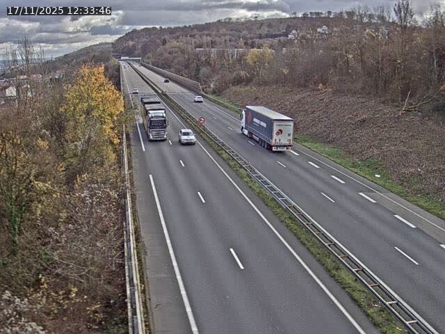 Caméra autoroute France - A30, Hayange direction Metz