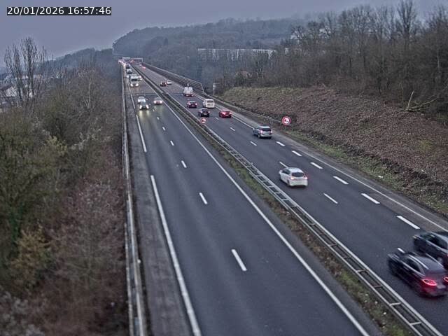 <h2>Caméra autoroute France - A30, Hayange direction Metz</h2>