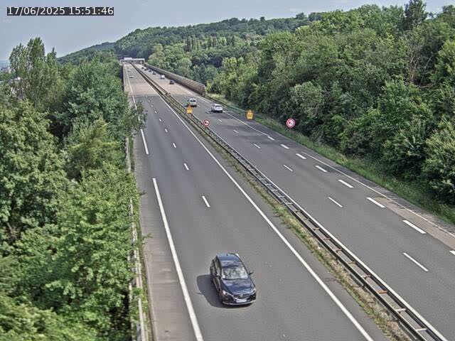 Caméra autoroute France - A30, Hayange direction Metz