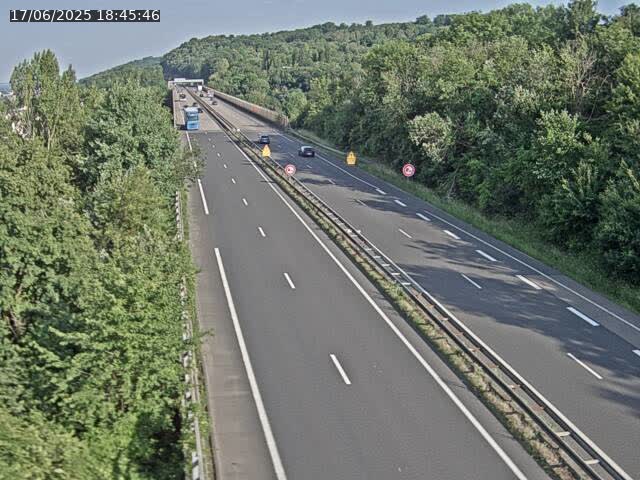 Caméra autoroute France - A30, Hayange direction Metz