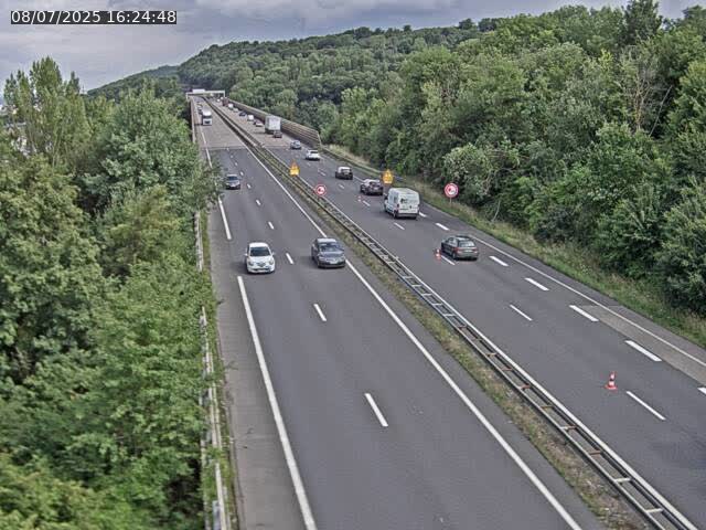 Caméra autoroute France - A30, Hayange direction Metz