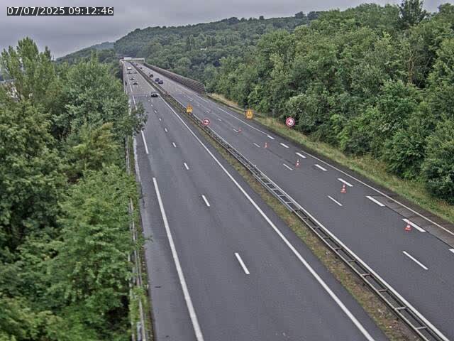 Caméra autoroute France - A30, Hayange direction Metz