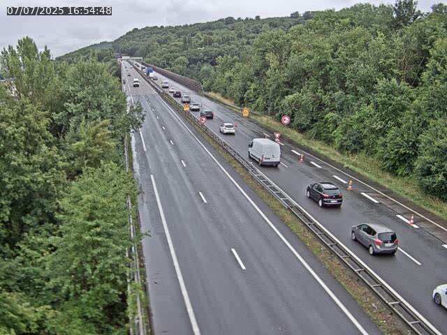 Caméra autoroute France - A30, Hayange direction Metz