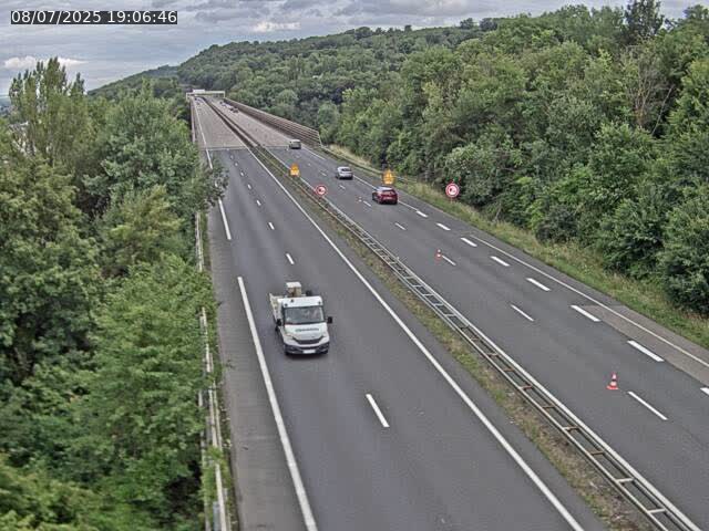 Caméra autoroute France - A30, Hayange direction Metz