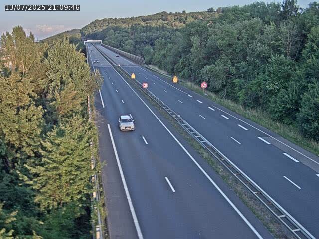 Caméra autoroute France - A30, Hayange direction Metz