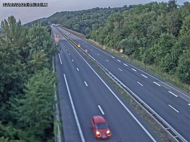 Caméra autoroute France - A30, Hayange direction Metz